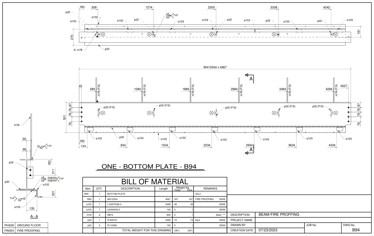 Preview of G-Art Beam Fabrication